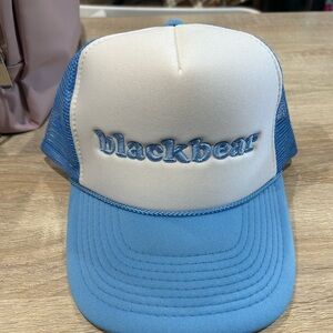 Blackbear blue and White Trucker Hat